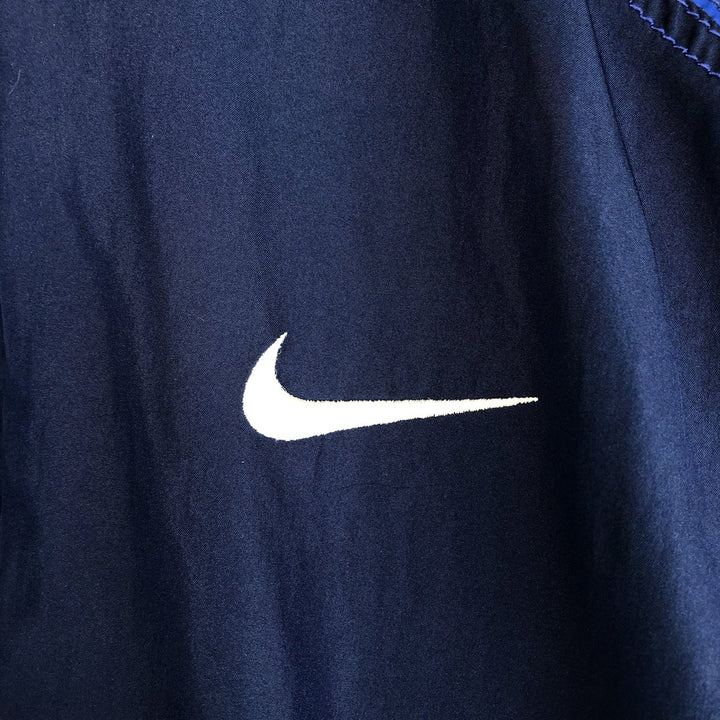 90s-00'S Nike Windbreaker, Men's XL polyester navy blue type Vintage Second Hand