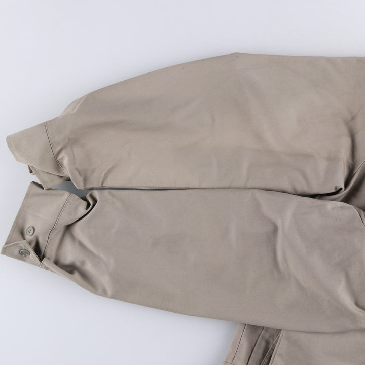 90'S Vintage Work Jacket, Made in USA, Men's Size L polyester Khaki type sage green Vintage Second Hand
