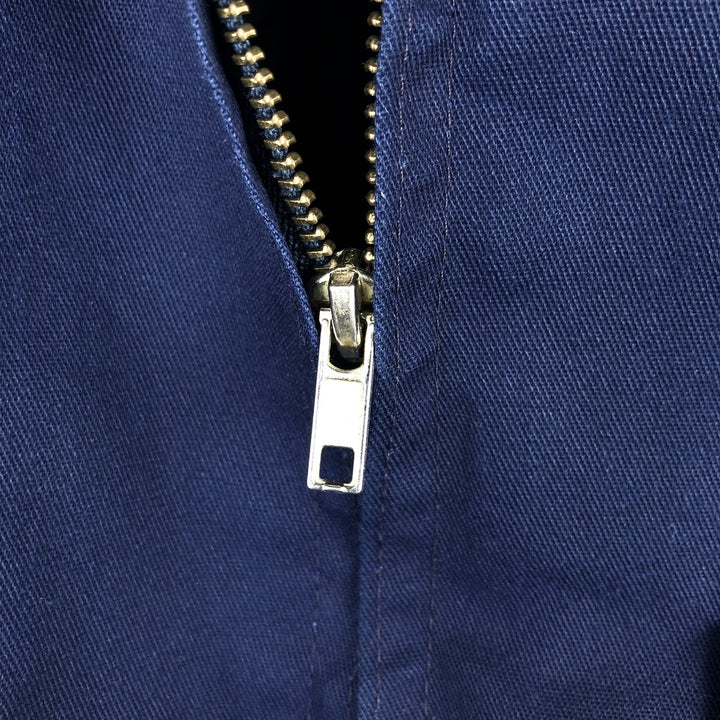 Vintage padded work jacket, made in the USA, size L, men's Nylon navy blue type Vintage Second Hand