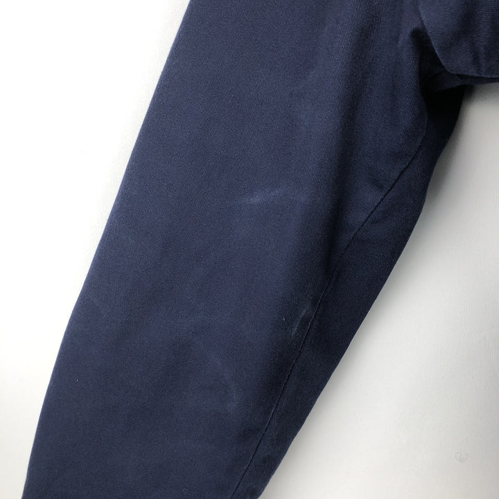 Vintage padded work jacket, made in the USA, size L, men's Nylon navy blue type Vintage Second Hand