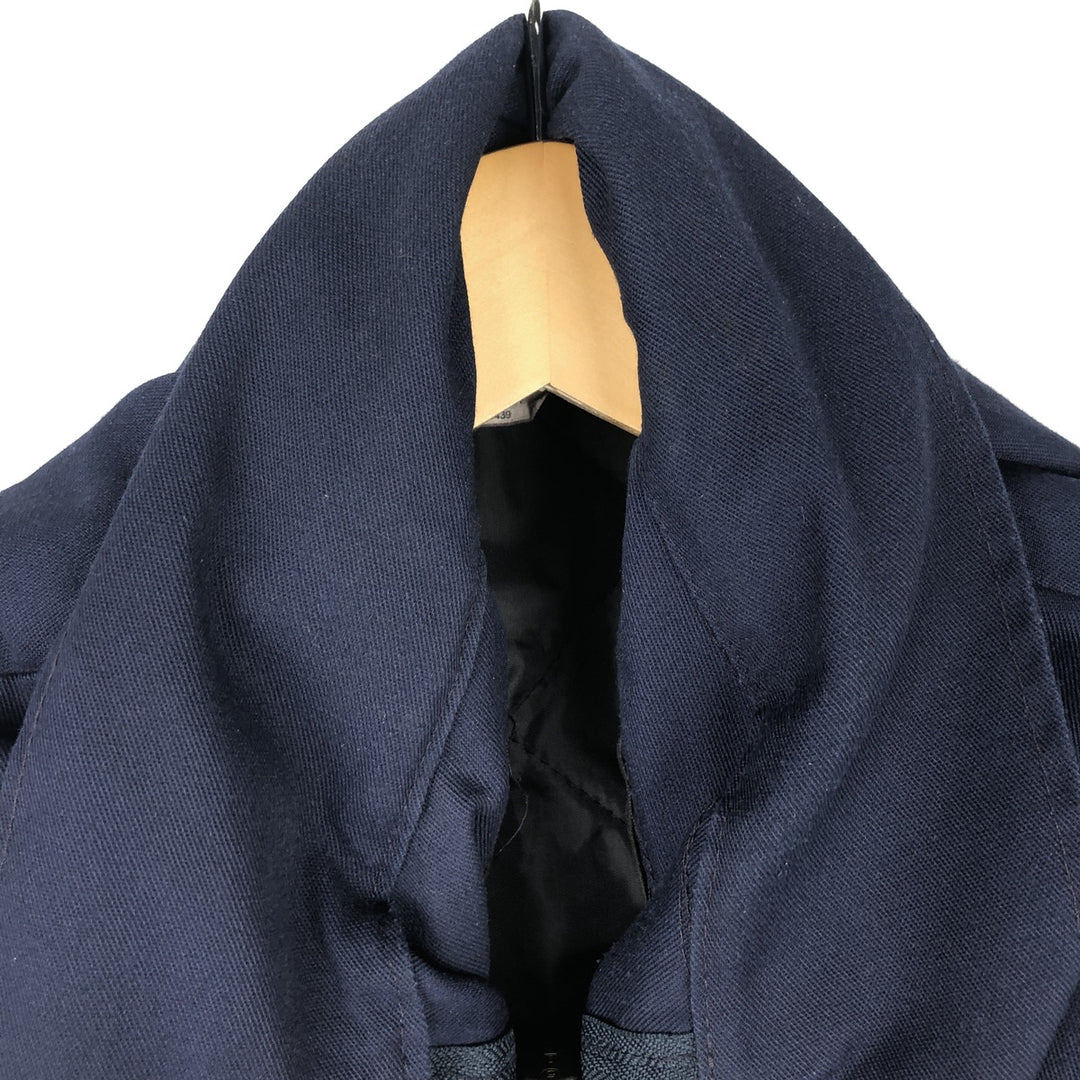 Vintage padded work jacket, made in the USA, size L, men's Nylon navy blue type Vintage Second Hand