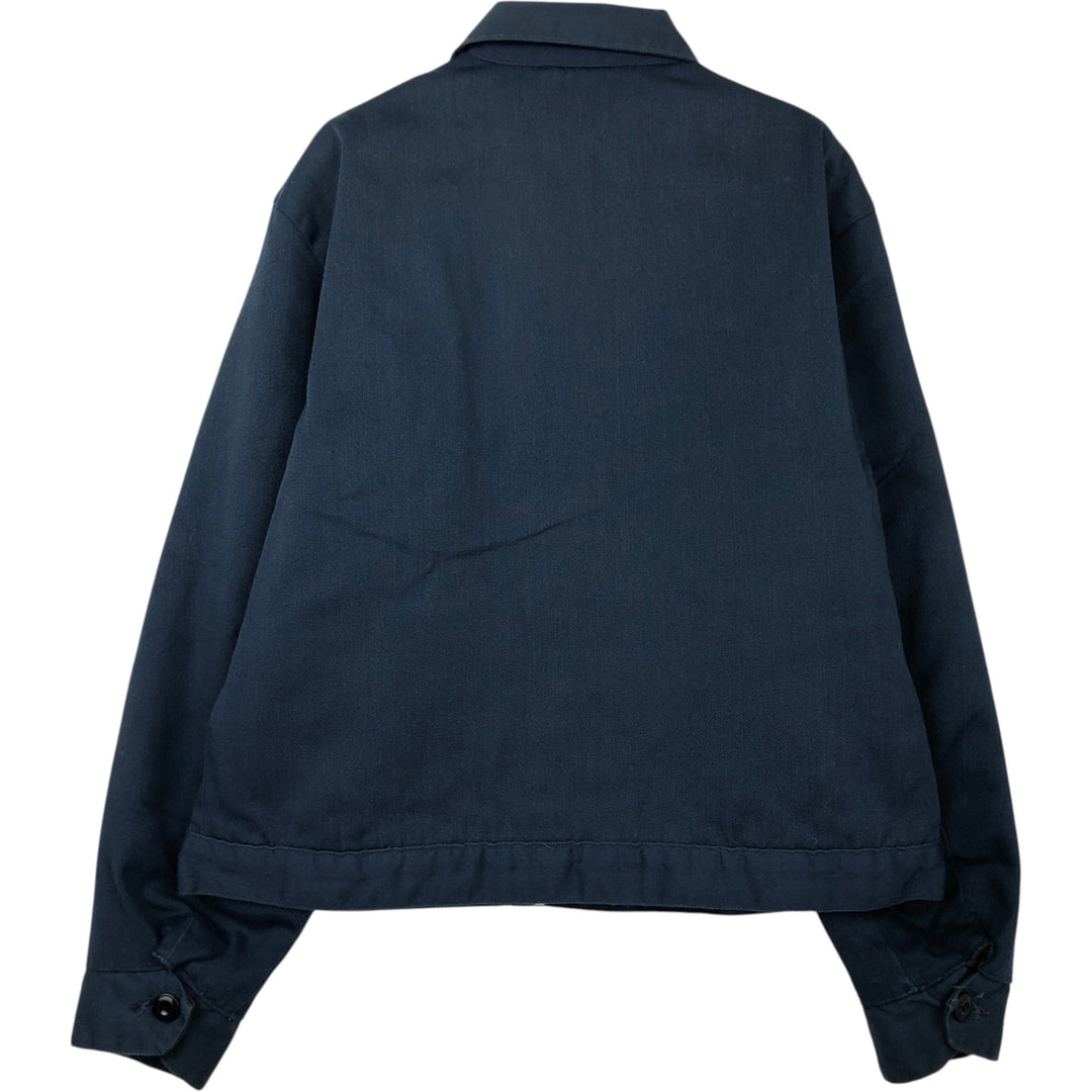 Vintage 1970'S padded work jacket, size L, men's unclear navy blue type Vintage Second Hand