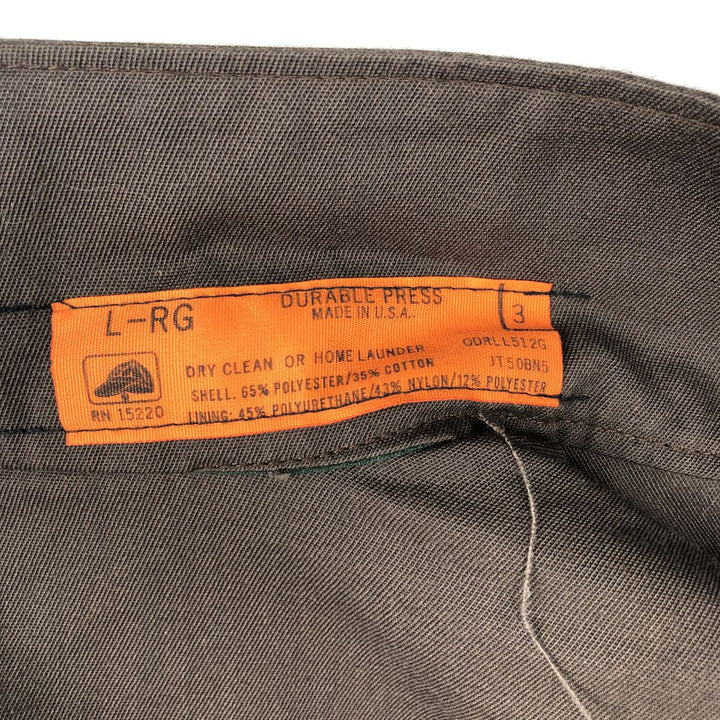 Vintage 70s-80'S Red Kap work jacket, made in the USA, size L, men's polyester brown type Vintage Second Hand