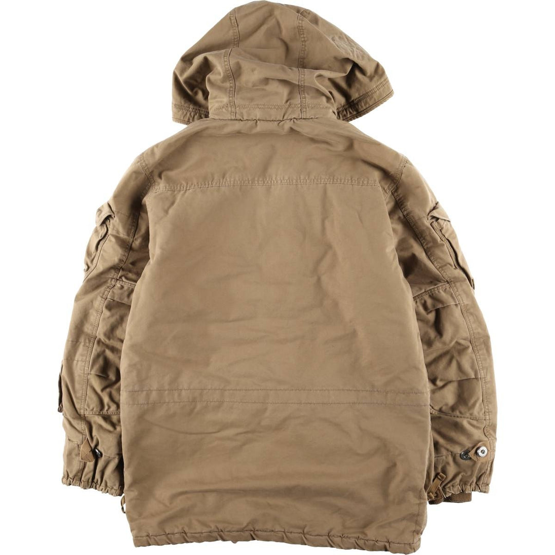 2000'S GAP padded hooded military jacket, men's size M unclear brown type Vintage Second Hand