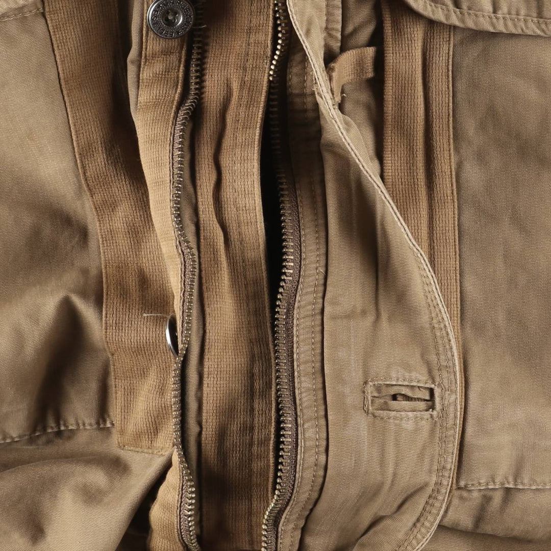 2000'S GAP padded hooded military jacket, men's size M unclear brown type Vintage Second Hand
