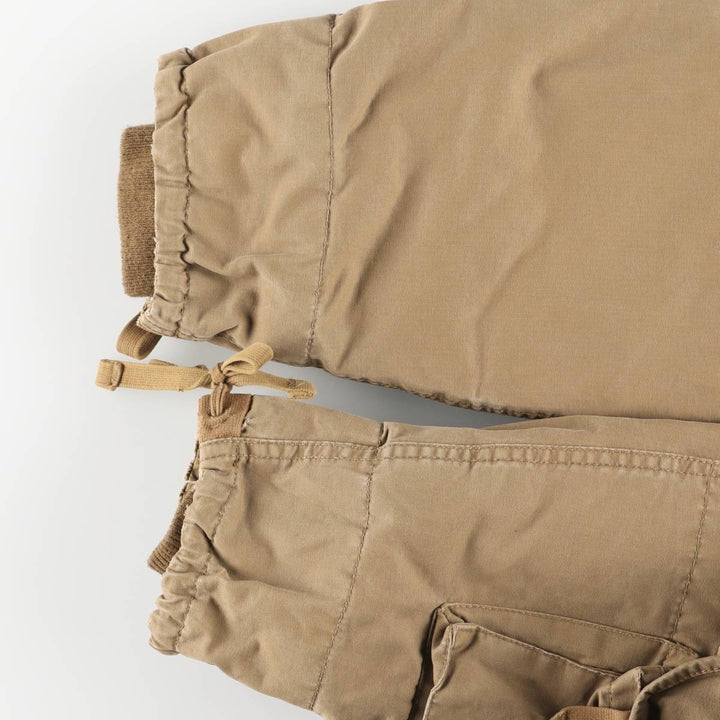 2000'S GAP padded hooded military jacket, men's size M unclear brown type Vintage Second Hand