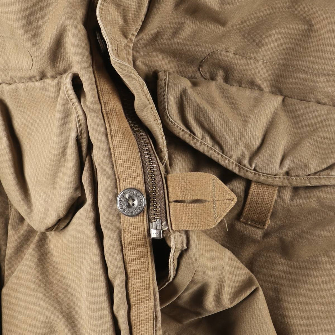 2000'S GAP padded hooded military jacket, men's size M unclear brown type Vintage Second Hand