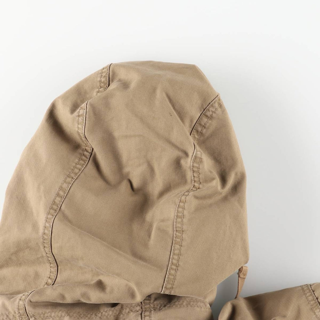 2000'S GAP padded hooded military jacket, men's size M unclear brown type Vintage Second Hand