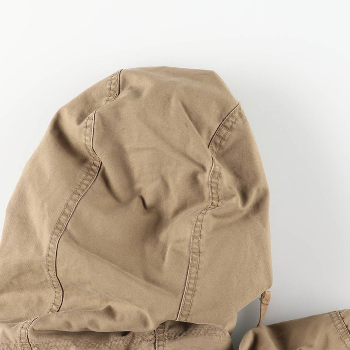 2000'S GAP padded hooded military jacket, men's size M unclear brown type Vintage Second Hand