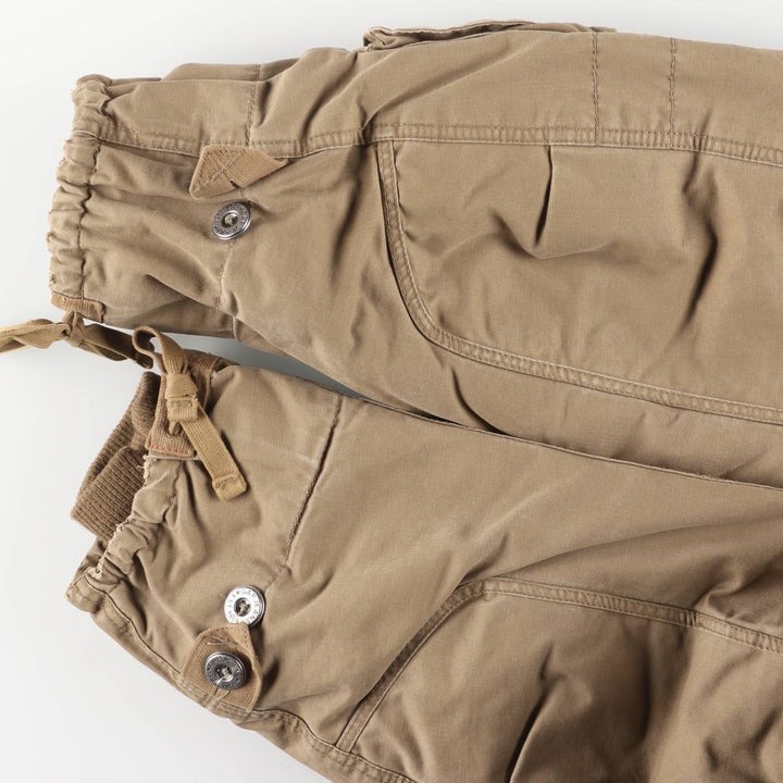 2000'S GAP padded hooded military jacket, men's size M unclear brown type Vintage Second Hand