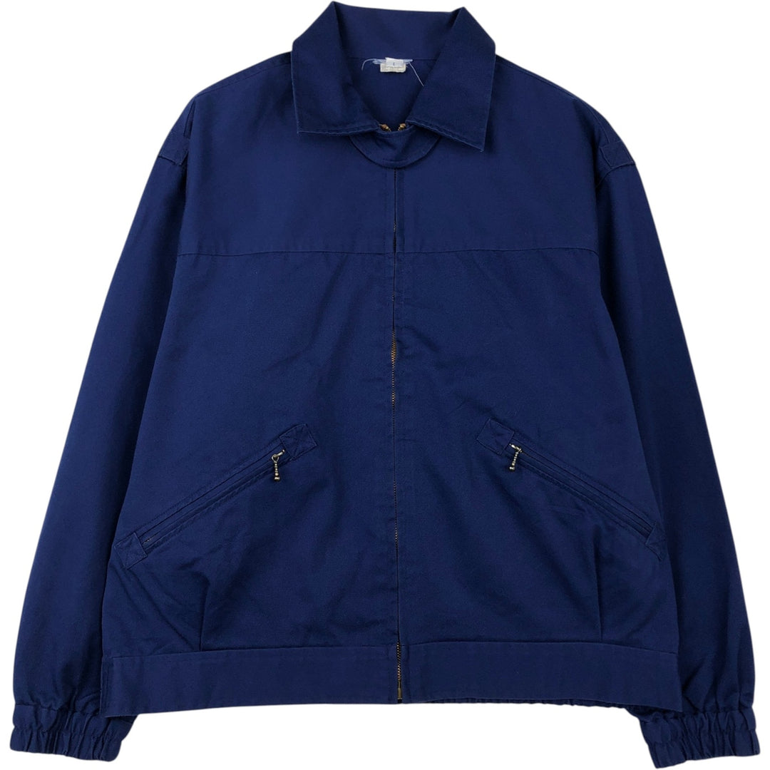 Vintage work jacket, made in the USA, size L, men's size cotton navy blue type Vintage Second Hand