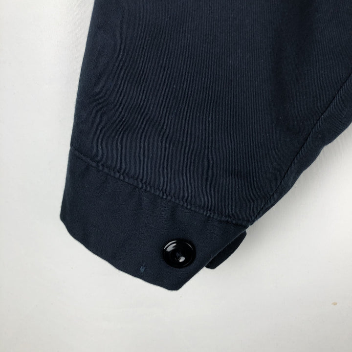 90'S Red Cap Padded Work Jacket, Made in USA, Men's Size Medium, Vintage polyester navy blue type Vintage Second Hand