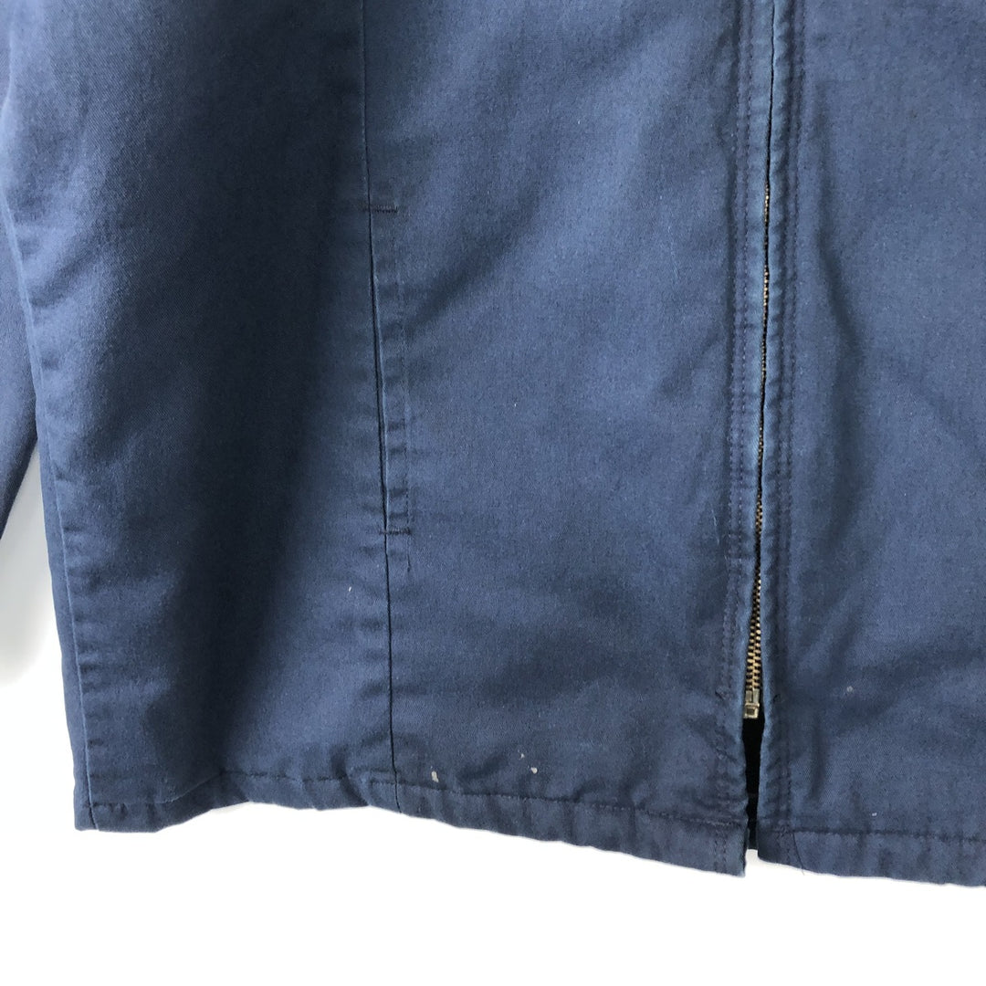 90'S Red Kap Work Jacket, Made in USA, Men's XL, Vintage polyester navy blue type Vintage Second Hand