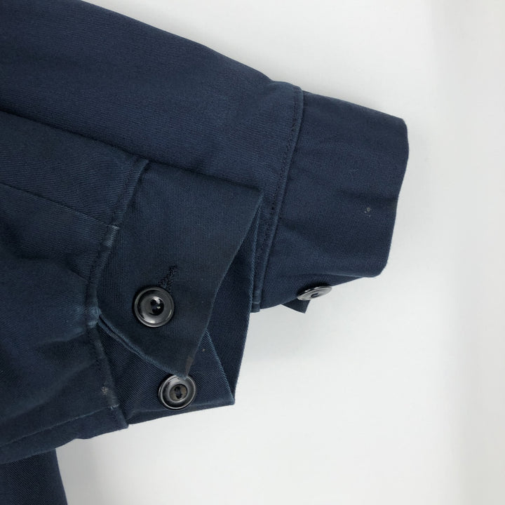 90'S Red Kap Work Jacket, Made in USA, Men's XL, Vintage polyester navy blue type Vintage Second Hand
