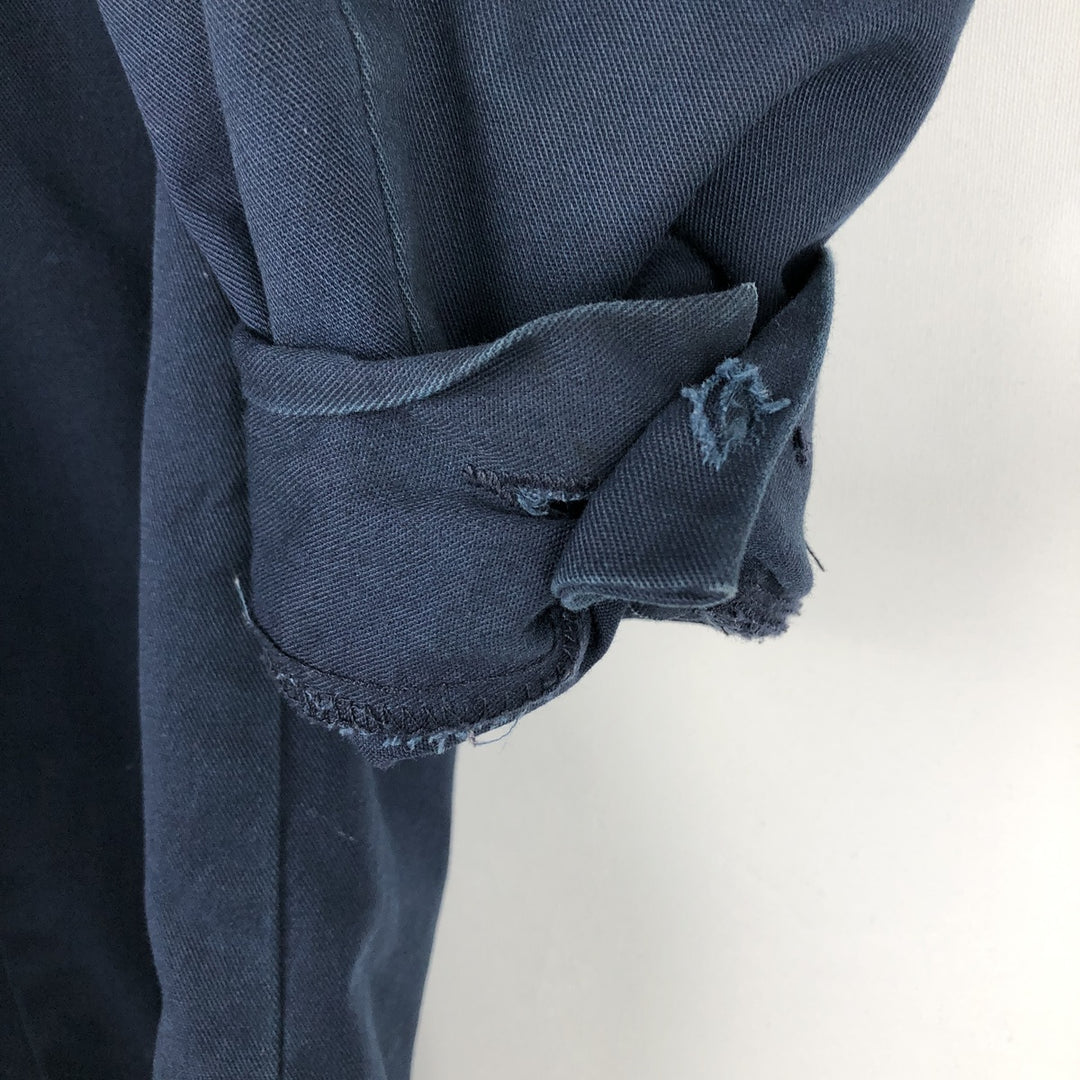90'S Red Kap Work Jacket, Made in USA, Men's XL, Vintage polyester navy blue type Vintage Second Hand