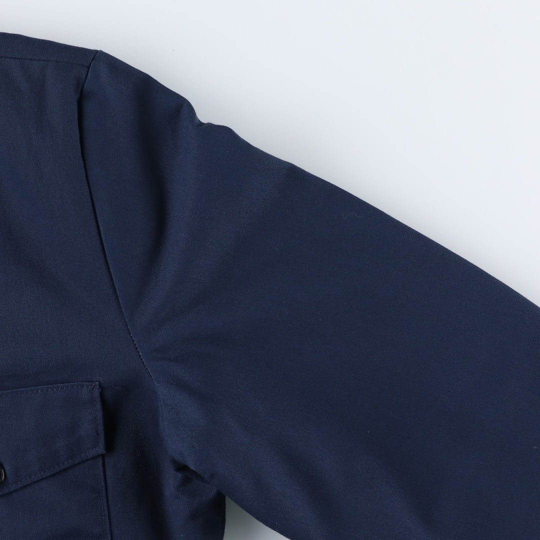 90'S Red Kap Work Jacket, Made in USA, Men's Size M polyester navy blue type Vintage Second Hand