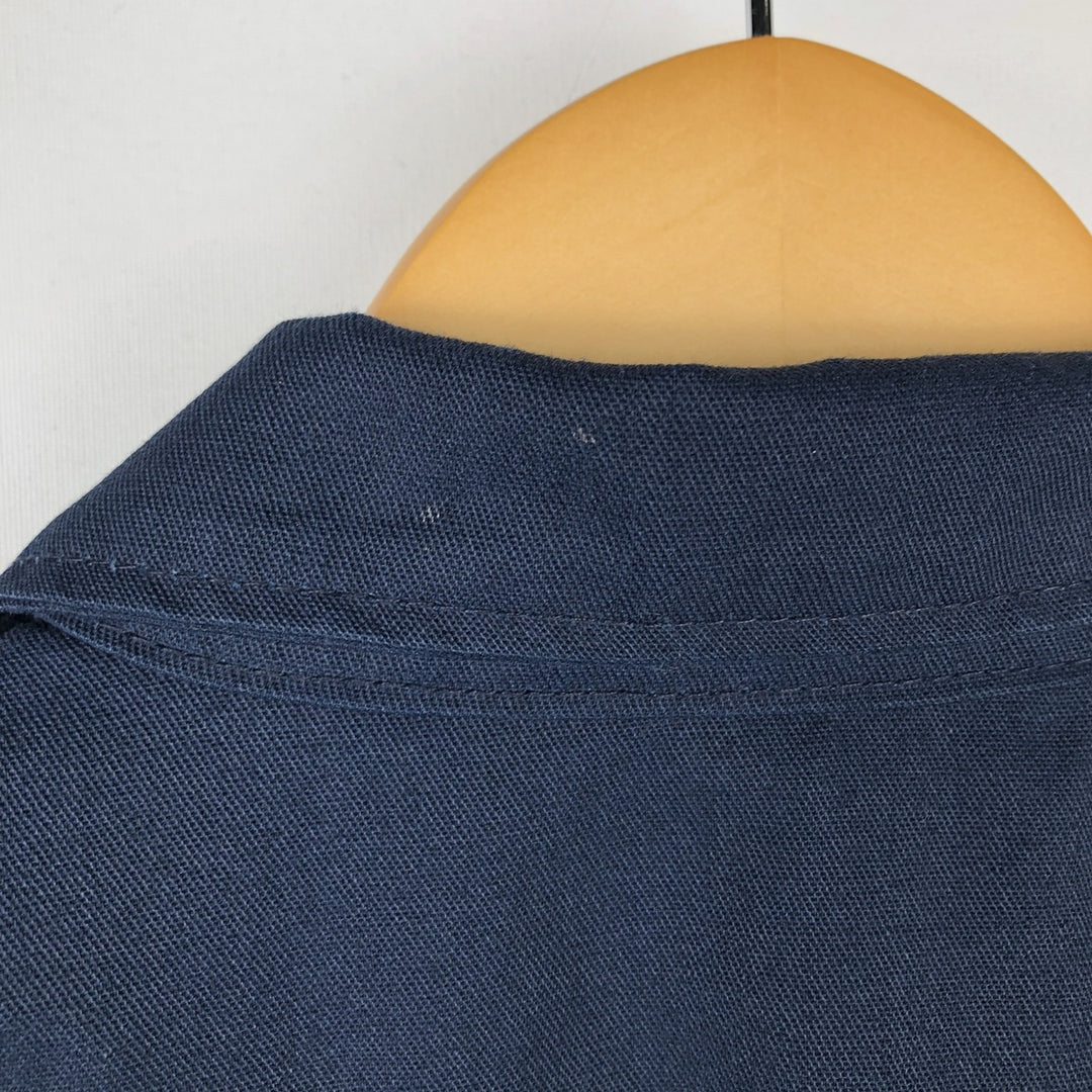 90'S Red Kap padded work jacket, made in the USA, men's size L, vintage polyester navy blue type Vintage Second Hand