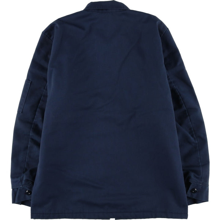 Vintage 1990'S Red Kap work jacket, made in the USA, size M, men's polyester navy blue type Vintage Second Hand