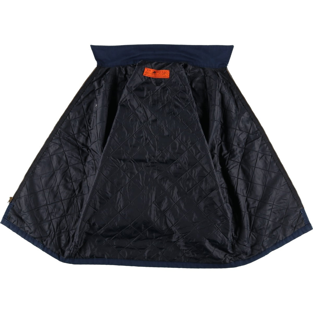 Vintage 1990'S Red Kap work jacket, made in the USA, size M, men's polyester navy blue type Vintage Second Hand