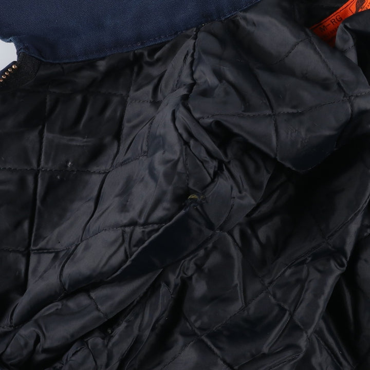Vintage 1990'S Red Kap work jacket, made in the USA, size M, men's polyester navy blue type Vintage Second Hand