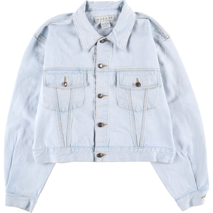MERONA Denim Jacket, Men's Size L cotton Blue type light blue Vintage Second Hand