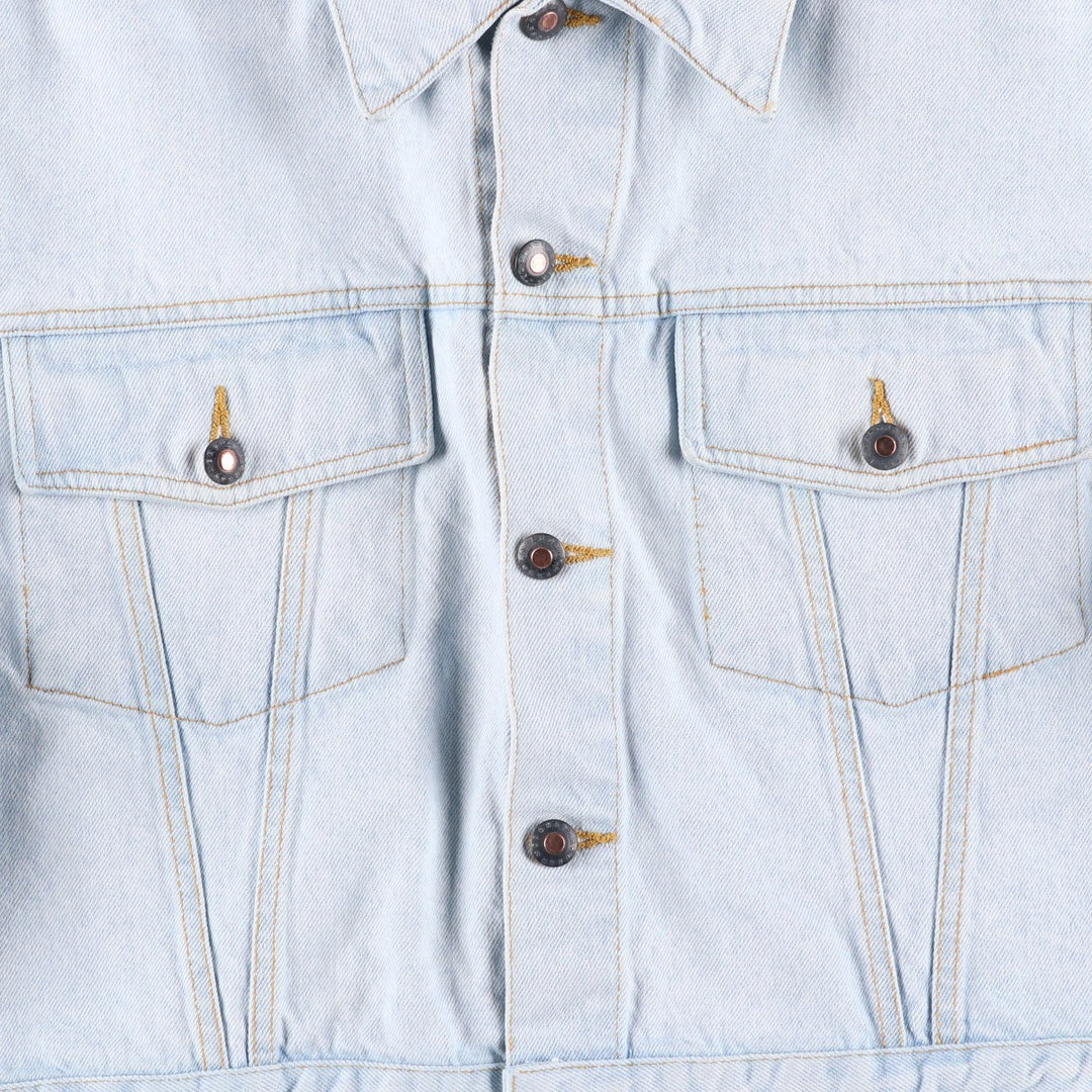 MERONA Denim Jacket, Men's Size L cotton Blue type light blue Vintage Second Hand