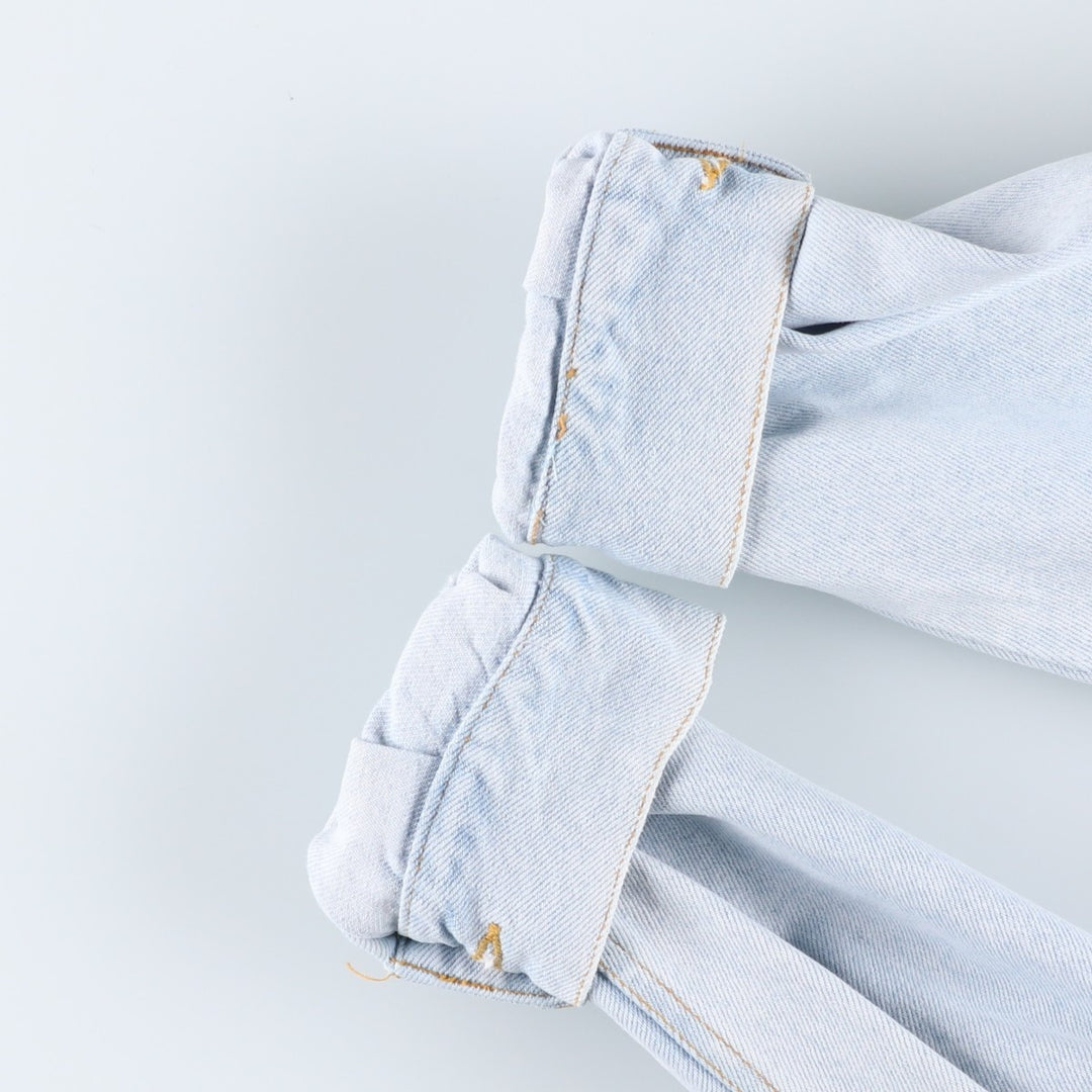 MERONA Denim Jacket, Men's Size L cotton Blue type light blue Vintage Second Hand