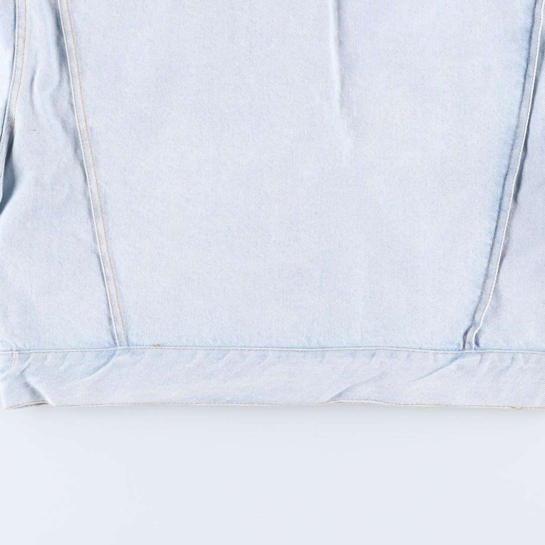 MERONA Denim Jacket, Men's Size L cotton Blue type light blue Vintage Second Hand