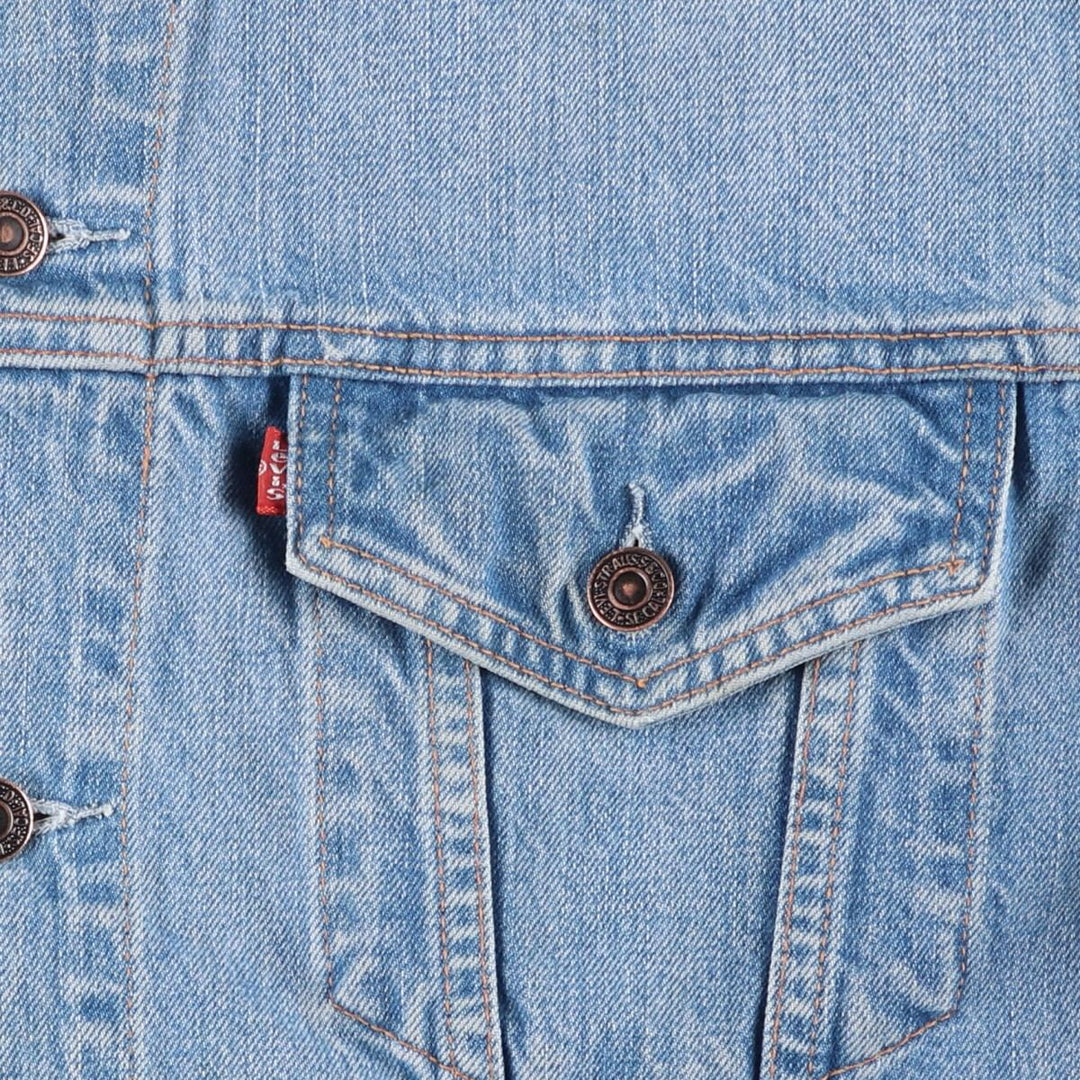 2000'S Levi's 70550-0459 Denim Jacket, Men's Size XL cotton blue type Vintage Second Hand