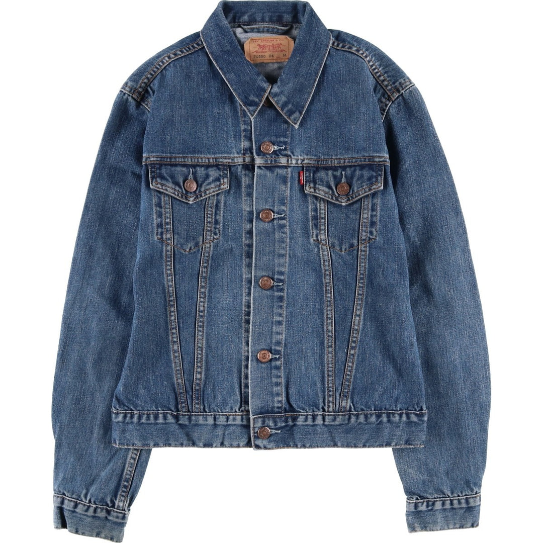 Levi's 70590-0416 Euro Model Denim Jacket, Men's Size Medium cotton blue type Vintage Second Hand