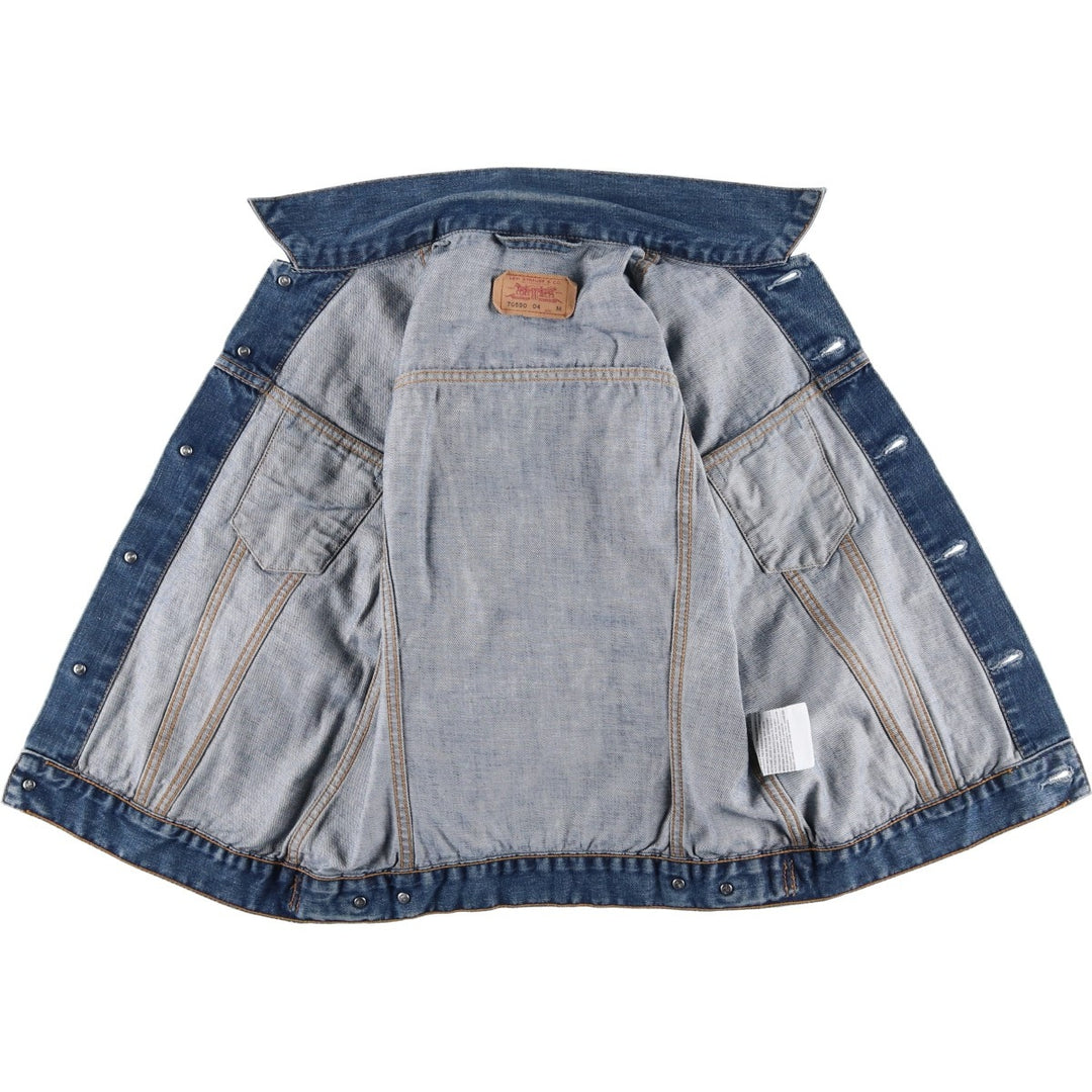 Levi's 70590-0416 Euro Model Denim Jacket, Men's Size Medium cotton blue type Vintage Second Hand