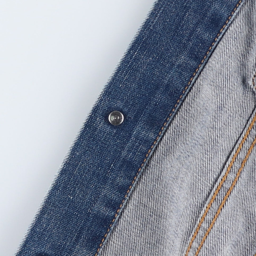 Levi's 70590-0416 Euro Model Denim Jacket, Men's Size Medium cotton blue type Vintage Second Hand