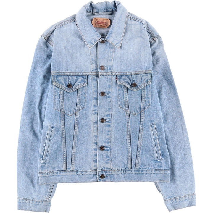 2000'S Levi's 70550-0459 denim jacket, men's size M cotton Blue type light blue Vintage Second Hand
