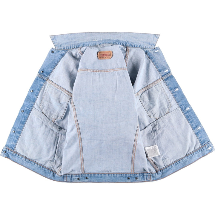 2000'S Levi's 70550-0459 denim jacket, men's size M cotton Blue type light blue Vintage Second Hand