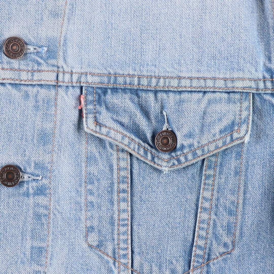 2000'S Levi's 70550-0459 denim jacket, men's size M cotton Blue type light blue Vintage Second Hand