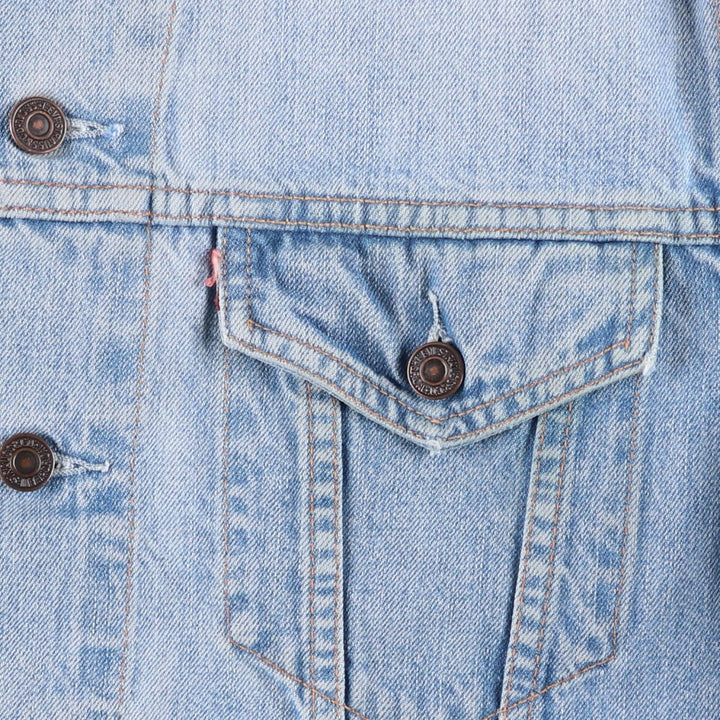 2000'S Levi's 70550-0459 denim jacket, men's size M cotton Blue type light blue Vintage Second Hand