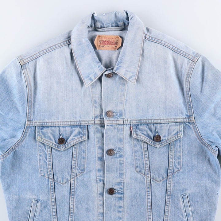 2000'S Levi's 70550-0459 denim jacket, men's size M cotton Blue type light blue Vintage Second Hand