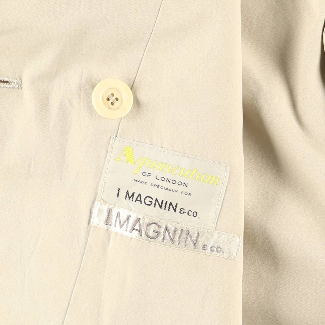Aquascutum trench coat, made in Canada, women's size S cotton Beige type Vintage Second Hand