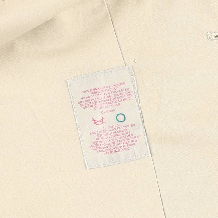 Aquascutum trench coat, made in Canada, women's size S cotton Beige type Vintage Second Hand
