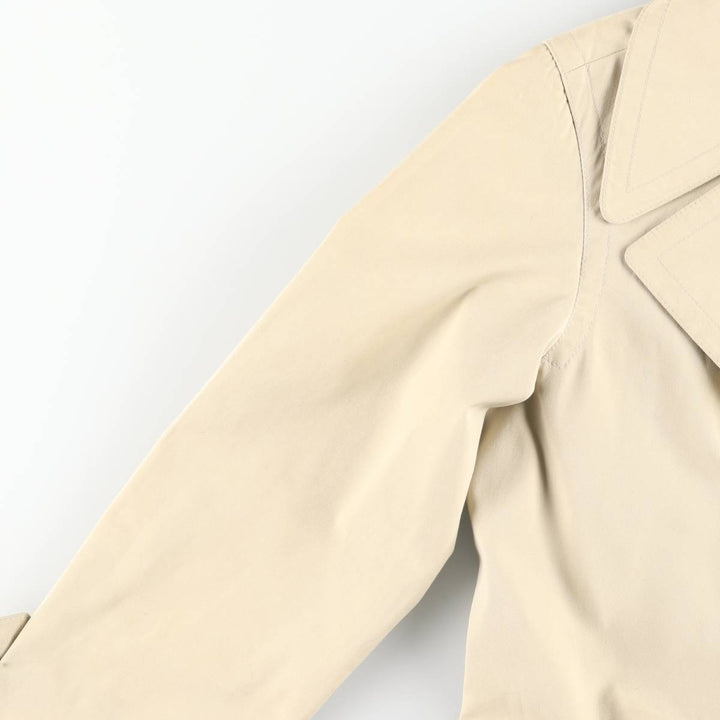 Aquascutum trench coat, made in Canada, women's size S cotton Beige type Vintage Second Hand