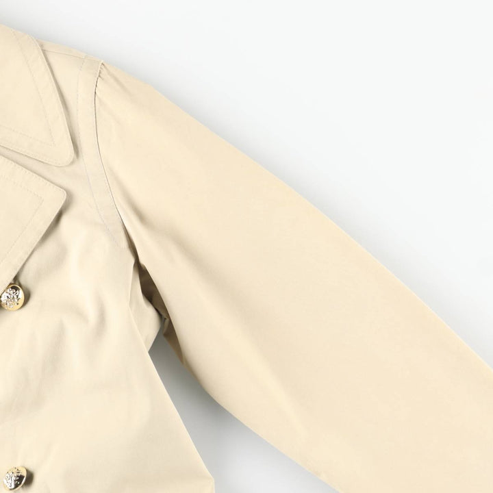 Aquascutum trench coat, made in Canada, women's size S cotton Beige type Vintage Second Hand