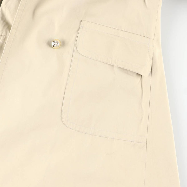Aquascutum trench coat, made in Canada, women's size S cotton Beige type Vintage Second Hand