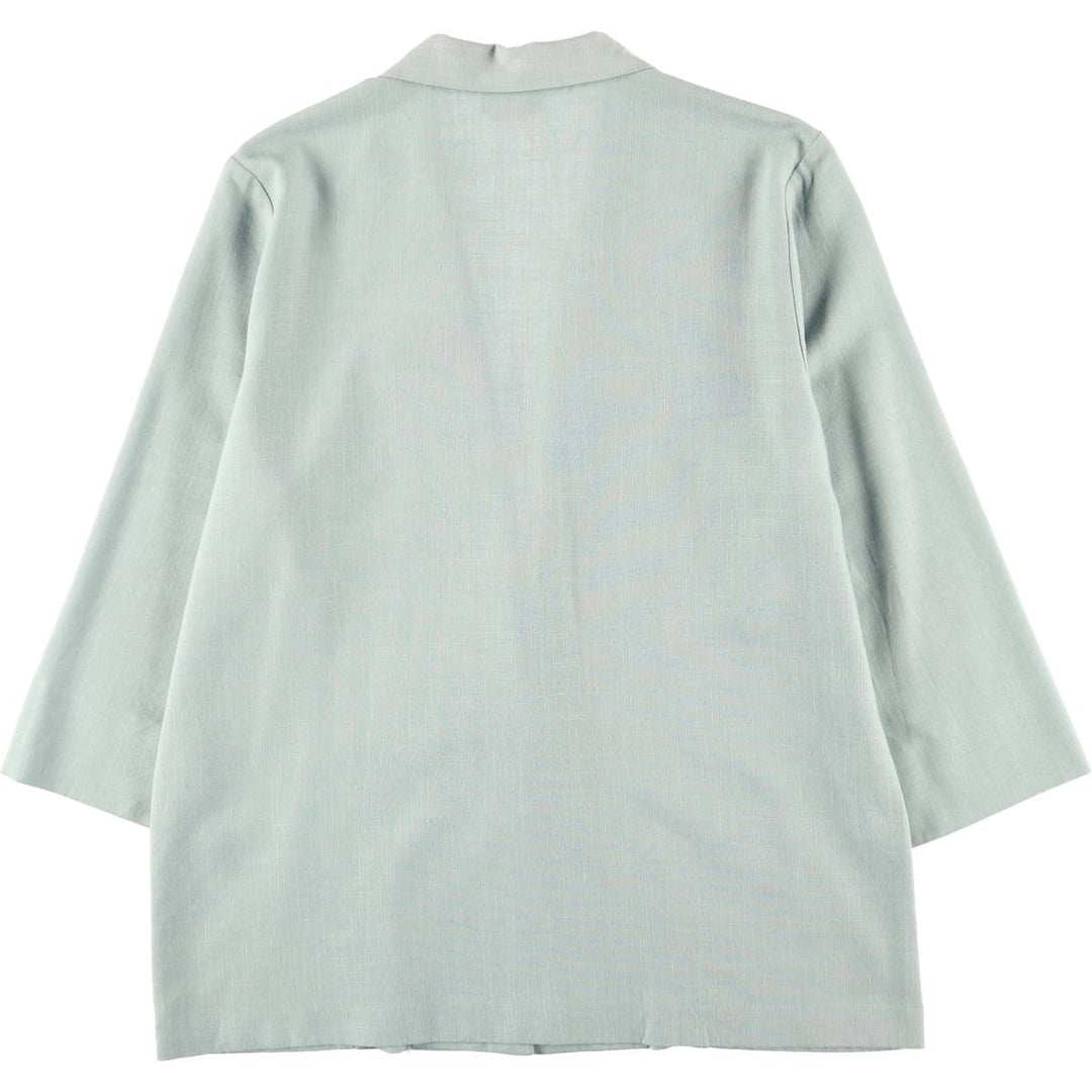 ALICE STUART Easy Jacket, Tailored Jacket, Made in USA, Women's Size L polyester Mint green Vintage Second Hand