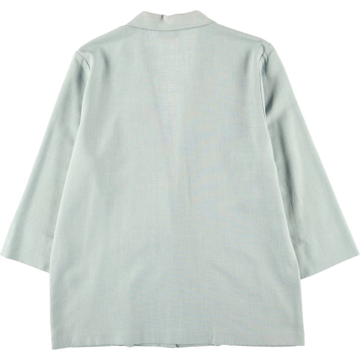 ALICE STUART Easy Jacket, Tailored Jacket, Made in USA, Women's Size L polyester Mint green Vintage Second Hand