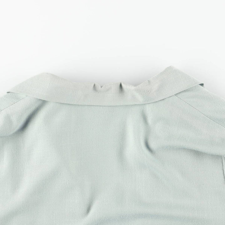 ALICE STUART Easy Jacket, Tailored Jacket, Made in USA, Women's Size L polyester Mint green Vintage Second Hand