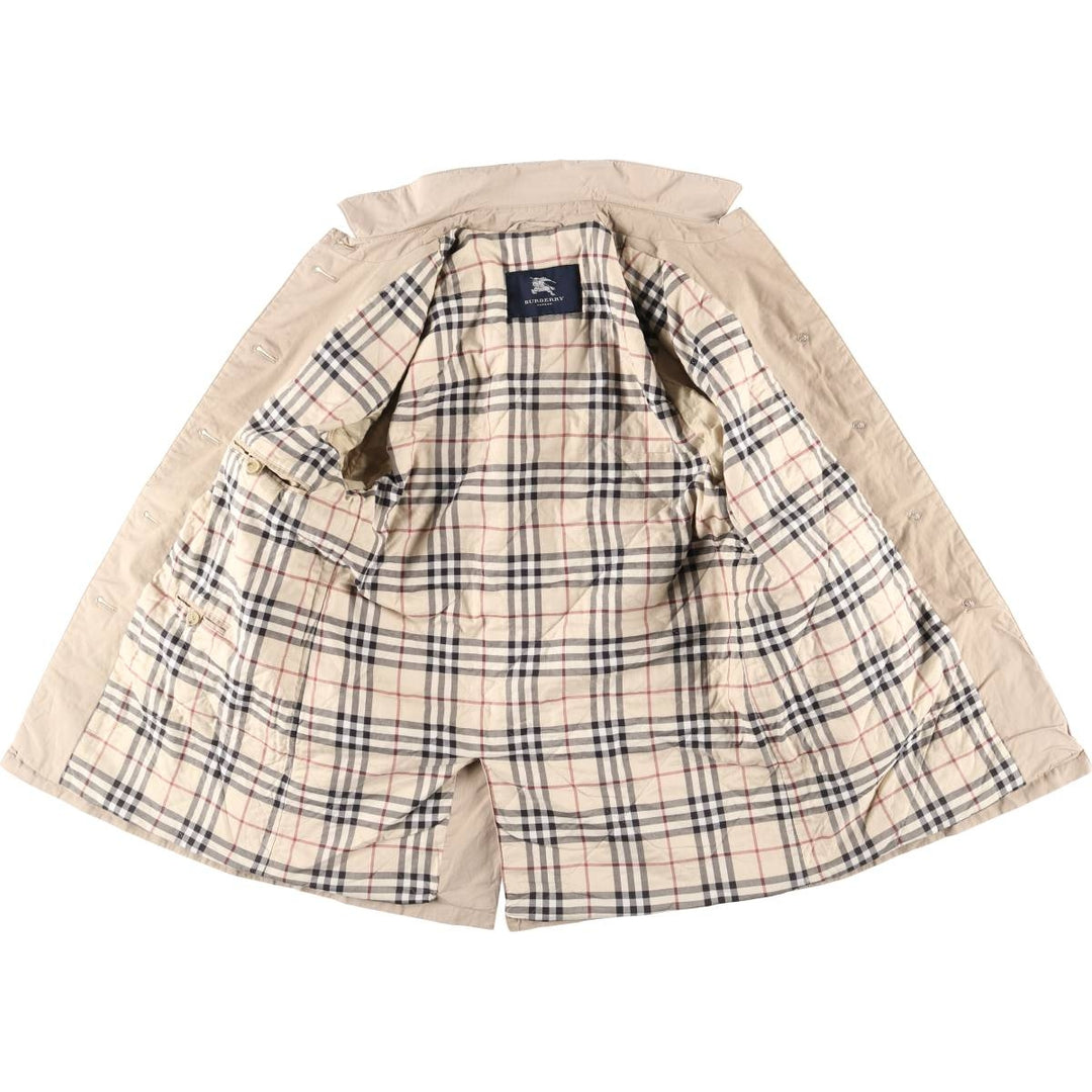 Burberry's BURBERRY LONDON Balmacaan Coat, Women's Size M cotton Beige type Vintage Second Hand