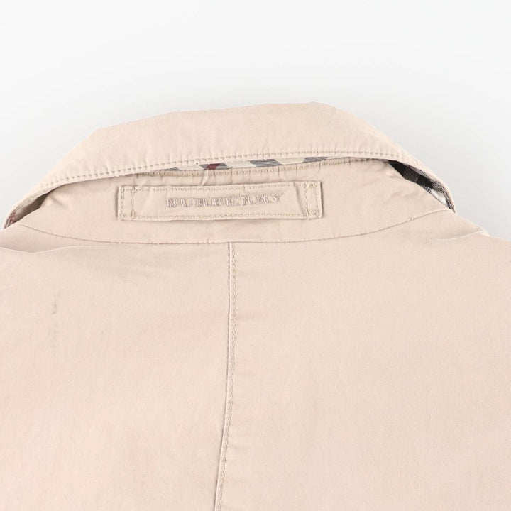 Burberry's BURBERRY LONDON Balmacaan Coat, Women's Size M cotton Beige type Vintage Second Hand