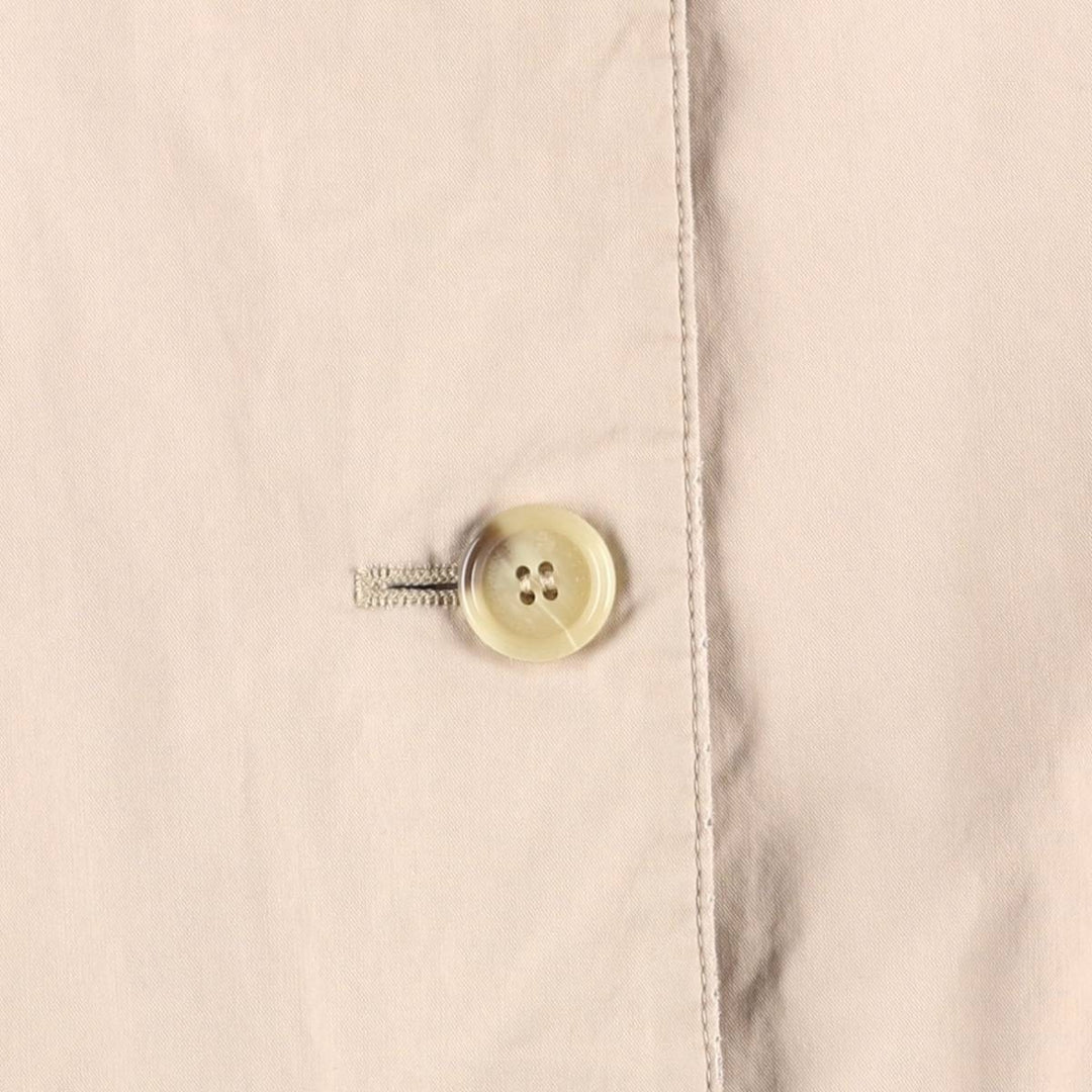 Burberry's BURBERRY LONDON Balmacaan Coat, Women's Size M cotton Beige type Vintage Second Hand