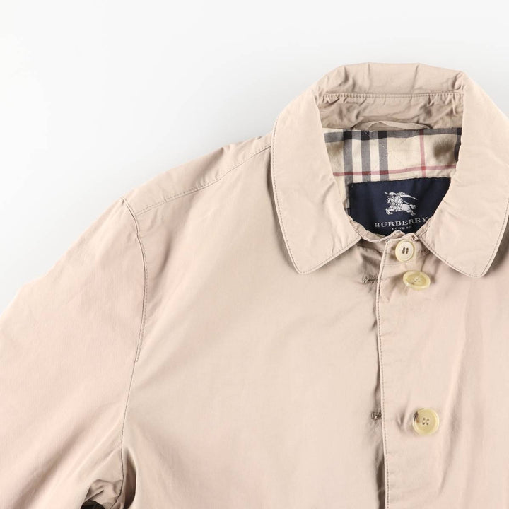 Burberry's BURBERRY LONDON Balmacaan Coat, Women's Size M cotton Beige type Vintage Second Hand