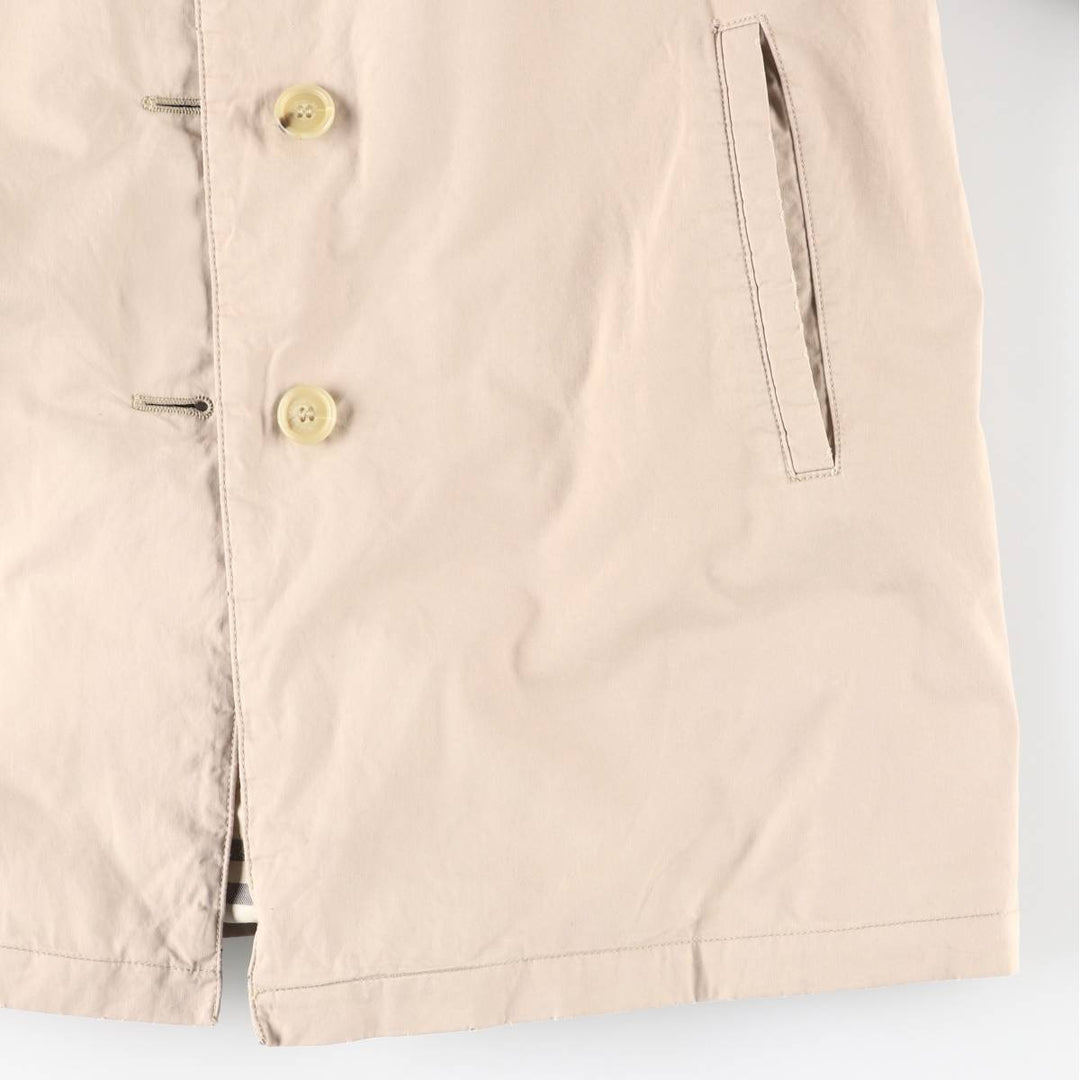 Burberry's BURBERRY LONDON Balmacaan Coat, Women's Size M cotton Beige type Vintage Second Hand
